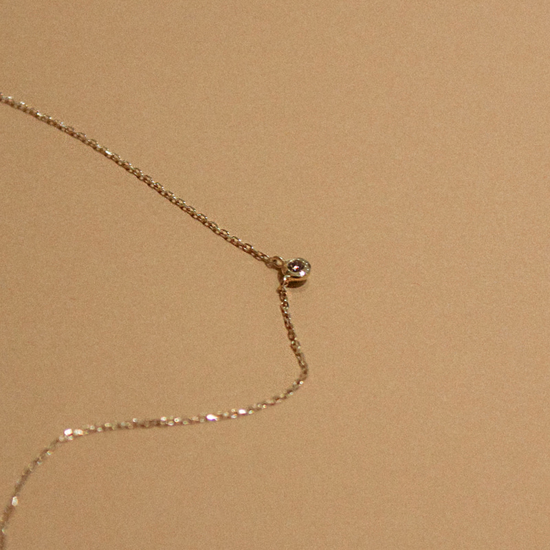 14K Timeless Cognac Diamond Necklace